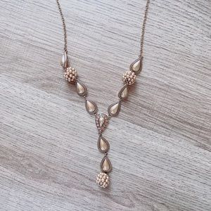 Beautiful golden necklace